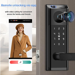 Cerradura Inteligente para Puerta con Cámara, Diseño NUEVO, Cerradura de Seguridad con Huella Digital, Contraseña, Llave RFID, Control Remoto, WiFi, Tuya - Product Image 5