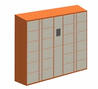 Casier intelligent sans clé SGCC de qualité supérieure pour colis, avec taille et couleur personnalisables, pour la gestion des colis postaux des étudiants sur les campus scolaires