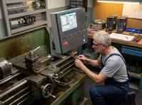 Controlador de Torno Tipo Bus Original Huazhong CNC HNC-808DiT-10H, Pantalla LCD de 10.4 Pulgadas, Sistema de 2-4 Ejes, Compatible con EtherCAT NCUC, Memoria de 512 MB