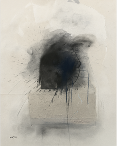 Pintura de Retrato Contemporáneo Impresionante de Naoaki Yamamoto, Estilo Nihonga, para Interiores Corporativos y Salas de Estar - Product Image 2