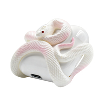Étui de protection pour écouteurs de haute qualité, 3D, unique, creux, plaqué serpent, antichoc, pour Airpods et Airpords Pro