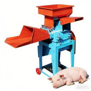 Máquina de Ensilaje para Alimentación Animal, Motor Eléctrico, Picadora de Forraje <span class=keywords><strong>Manual</strong></span>, Molino de Martillos, Capacidad de 300 kg/h - Product Image 1