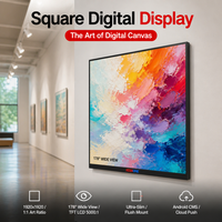 Écran d'affichage publicitaire LCD intelligent en métal, écran numérique pour centre commercial, magasin de détail, promotion