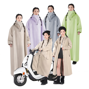 Impermeable Personalizado <span class=keywords><strong>de</strong></span> Moda con Capucha Larga, Oxford/EVA, Reutilizable, Cortavientos, para Motocicleta, Ciclismo, Protección Completa contra la <span class=keywords><strong>Lluvia</strong></span> - Product Image 1
