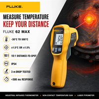   Thermomètre infrarouge 62 MAX sans contact, pistolet de mesure de température laser, testeur numérique industriel, alimenté par batterie, IP54, 1 an