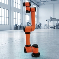 AUBO-i7 Brazo Robótico Industrial Colaborativo de 6 Ejes, Carga Útil de 7 kg, Clasificación IP54, Precisión de 0.02 mm para Soldadura MIG