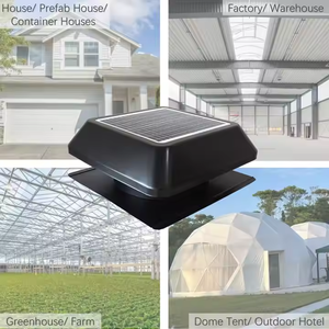 Ventilateur d'extraction de <span class=keywords><strong>toit</strong></span> à énergie <span class=keywords><strong>solaire</strong></span> de 25 watts Extracteur d'air chaud Ventilateur DC de ventilation de <span class=keywords><strong>toit</strong></span> de grenier pour conteneur de maison d'usine - Product Image 3