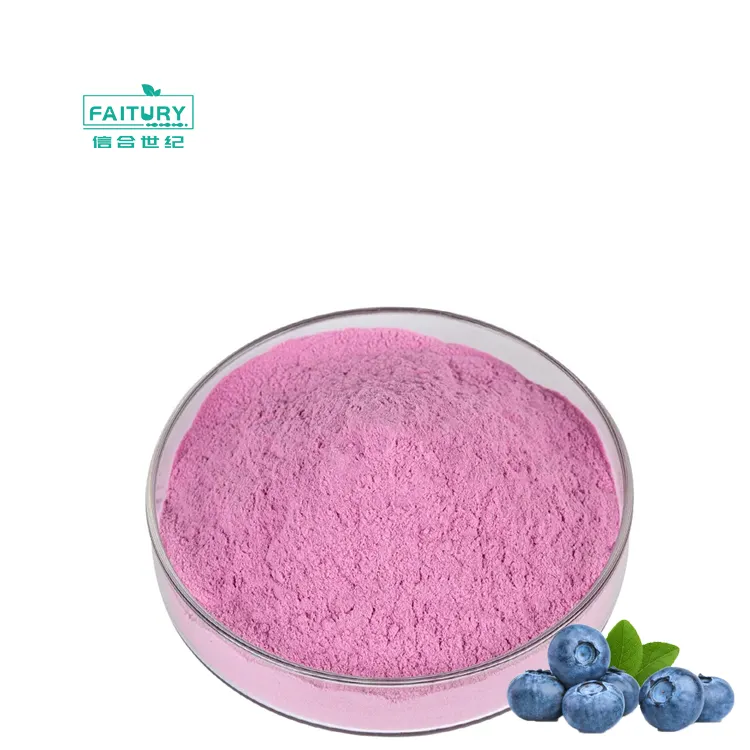 Faitury Wholesale Natural Bulk Price blueberry Juice Concentrate Powder Organic blueberry Flavor Powder