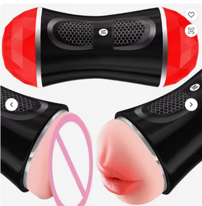 2026 Fantastico Masturbatore Maschile TPE a Doppia Testa Ricaricabile USB 100% Impermeabile, Coppa per Masturbazione per Uomini, Ottimo e Divertente - Product Image 4