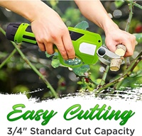 Sécateur sans fil au lithium portable VERTAK 7,2 V, ciseaux professionnels pour la taille des branches, pour la taille des arbres dans le jardin