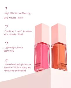 Alta calidad OEM etiqueta privada sin logotipo de lujo líquido rubor Oem líquido crema bronceador contorno rubor - Product Image 3