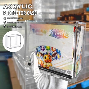 Nhà Máy Trực Tiếp Hiện Đại Bảo Vệ etb Elite Huấn Luyện Viên Hộp Trường Hợp Cho Tcg Thẻ Với Nắp Từ Quà Tặng Acrylic Bảo Vệ Trường Hợp - Product Image 1