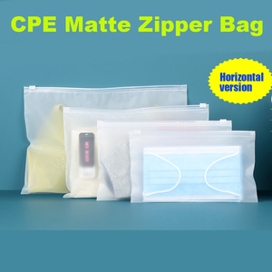 Professional Factory Made Recyclable CPE Bag Horizontal Thickened Zipper Bag For Household <b>Clothes</b> Sorting - Product Image 2