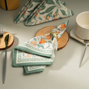 Servilletas de Algodón Cuadradas de Flores Tejidas a Crochet Personalizadas de Lujo, Reutilizables, Ecológicas, Orgánicas, Estilo <span class=keywords><strong>Campestre</strong></span> Francés, Románticas - Product Image 2