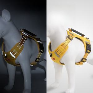 Arnés para perros de tela Oxford reflectante de alta calidad, correa ajustable de lujo sin tirones, arnés de chaleco acolchado suave para perros - Product Image 4