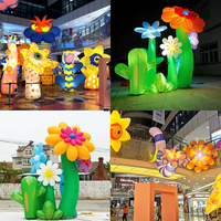 Danseurs gonflables publicitaires en forme de cactus vert, cactus gonflables personnalisés pour la publicité