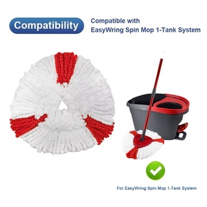 Allegro 2024, superventas, <span class=keywords><strong>fregona</strong></span> <span class=keywords><strong>giratoria</strong></span> lavable, inserto compatible con Viledas Triangle Easywring Spin 100%, cabeza de <span class=keywords><strong>fregona</strong></span> de microfibra de 36 cm - Product Image 4