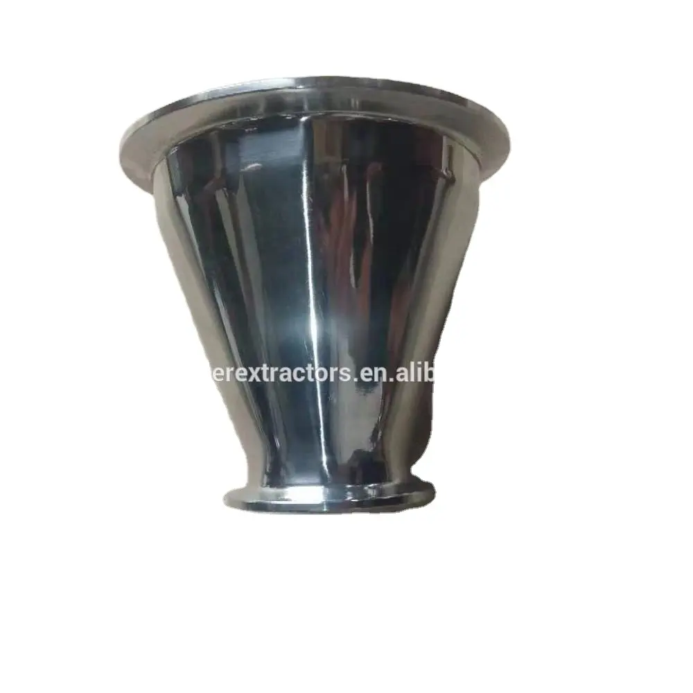 สุขาภิบาล SS304 4 "X 2" Triclamp ศูนย์กลางลดสำหรับชุดระบาย