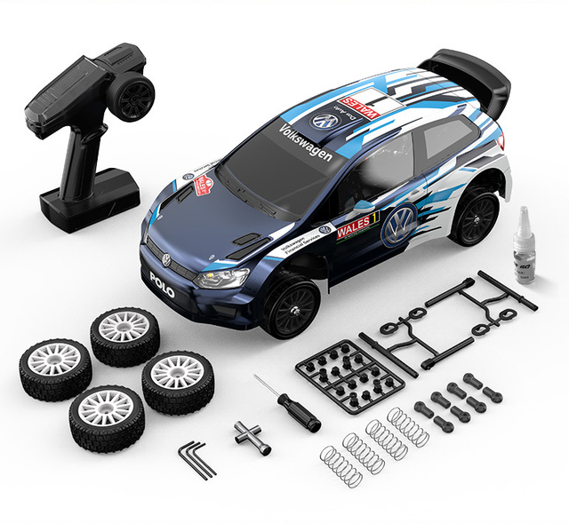 2026 1/10 MJX Hyper Go 10303 Polo R WRC 2015 4WD Brushless RC Rally Car 42KM/H Remote Control Drift Car Expert Obstacle