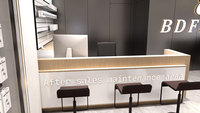 Conception de magasin de téléphonie mobile haut de gamme, production et fourniture de présentoirs haut de gamme, conception de boutique de téléphonie mobile, conception 3D gratuite