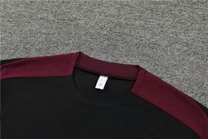 Uniformes de Fútbol de Verano, Conjunto de Entrenamiento de Manga Corta, Jersey 24/25 París, Transpirable, Poliéster de Secado Rápido, Cuello Redondo, Unisex, Deportivo - Product Image 4