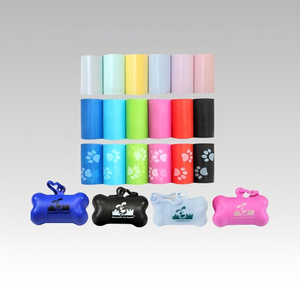 Sacs à déjections pour animaux de compagnie, sacs à crottes pour chiens, épais, anti-fuites, jetables pour chiens et chats - Product Image 1