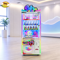 Mini borne d'arcade à monnayeur en métal pour un joueur, avec façade en acrylique transparente, poignée rotative, garantie 1 an pour les lieux de divertissement