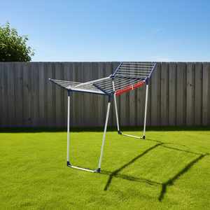Leifheit Pegasus 150 Clothes Dryer Indoor Outdoor <b>Drying</b> <b>Rack</b> Foldable Metal Frame Large Capacity Heavy Duty Design - Product Image 3