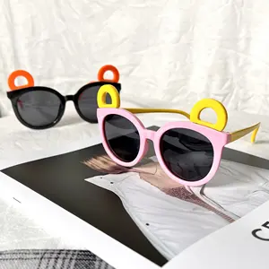 2023 New Fashion Classical Girl Boy Kids sunglasses with accessories UV400 2 sets of accessories can be freely assembled