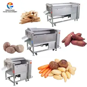 Industrial Radish Potato Cassava Taro Sweet Potato Carrot Root Vegetable Peeler Fish Scale Removing Washing Peeling Machine