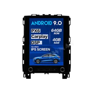 Автомобильный мультимедийный плеер Tesla Style, большой экран, Android 9,0, для Renault KOLEOS, megane 4 2016-2019, GPS, аудио, радио, стерео, головное устройство