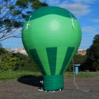 Ballon publicitaire gonflable géant personnalisé en forme de montgolfière pour publicité extérieure / promotion des ventes / marketing de détail / magasin