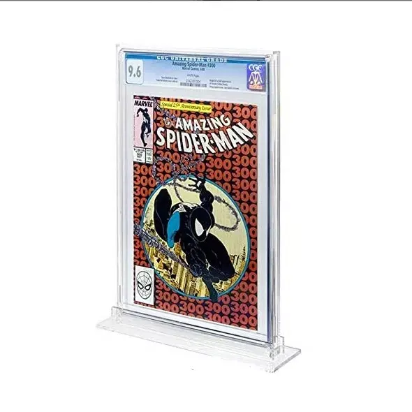 Présentoir de classement à collectionner en acrylique Transparent, support de bande dessinée gradué Perspex CGC