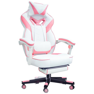 Gaming <b>Chair</b> PU Leather Reclining Swivel Office <b>Chair</b> Height Adjustable For Home <b>Study</b> Bedroom D946 - Product Image 5
