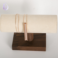 Nouveau Collier Tendance en Acier Inoxydable avec Chaîne à Maillons, Anti-Stress, pour la Respiration Consciente, Idéal comme Cadeau