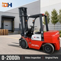 Chariot élévateur HELI35 3,5 tonnes à bas prix avec pneus pleins et mât de 3000 mm