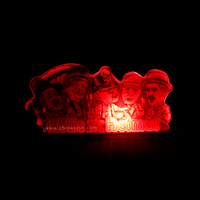 Produits en forme personnalisés, Badge magnétique clignotant LED, broche militaire, épingle de sécurité, livraison gratuite
