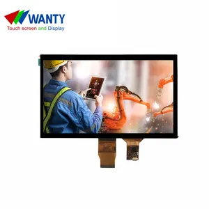 WANTY 10.1 Inch G+G PCAP Projective Touch Panel Capacitive Touchscreen 1024*600 TFT IPS RGB LCD Touch Screen Display