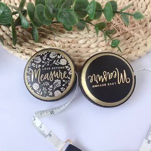 现货定制标志缝纫医用身体布裁缝工艺节食伸缩尺圆形皮革卷尺 - Product Image 2