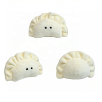 Porte-clés en peluche mignon en forme de boulette, Kawaii, doux, en forme de nourriture, vente en gros, fabricant personnalisé, breloque de sac, accessoire, cadeaux pour enfants