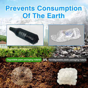 Hot bán có thể tái chế chai rượu vang bảo vệ tổ ong tay áo giấy tay Áo đệm vật liệu - Product Image 5