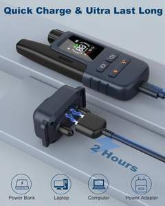 Großhandel Wiederaufladbares Anti-Bell-Halsband für Hunde mit Signalton & Vibrationsfunktion ohne Schockfunktion Inklusive Fernbedienung - Product Image 3