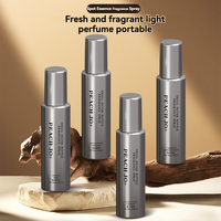 Parfum en spray pour femme, petite bouteille argentée, parfum fruité léger, longue durée, spray déodorant pour le corps, parfum pour femme