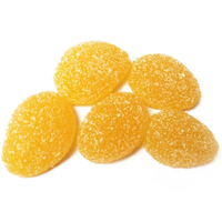 Bonbons gélifiés à la saveur de citron vert et de gingembre en gros d'usine
