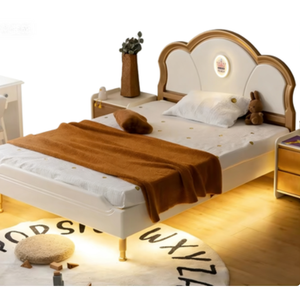 Modèle Chicheng 8918 #   Lit convertible moderne en bois massif pleine grandeur avec rangement, écologique, durable et confortable pour enfants - Product Image 1