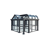 Fenêtre à persiennes fixes isolées en verre trempé en aluminium anti-vent, norme européenne personnalisée