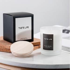 Velas perfumadas <span class=keywords><strong>de</strong></span> tarro <span class=keywords><strong>de</strong></span> cristal <span class=keywords><strong>de</strong></span> lujo para aromaterapia con etiqueta privada personalizada, velas perfumadas para decoración del hogar al por mayor - Product Image 5