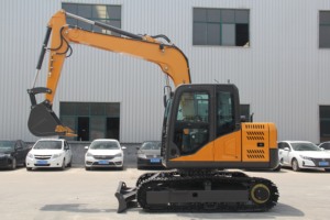 Excavadora de cadenas Taijin de 7500 kg resistente al barro con motor y gran potencia de excavación, excavadora de 7.5 toneladas, 7 toneladas - Product Image 2