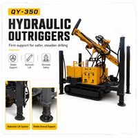 Foreuse hydraulique portable Feiyang QY-350 à moteur diesel pour forage DTH, haute productivité, puits d'eau jusqu'à 300 m de profondeur