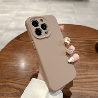 Étui de téléphone en silicone liquide magnétique haut de gamme pour iPhone 14 Pro MAX 13 Pro 12 avec doublure étui de protection complet